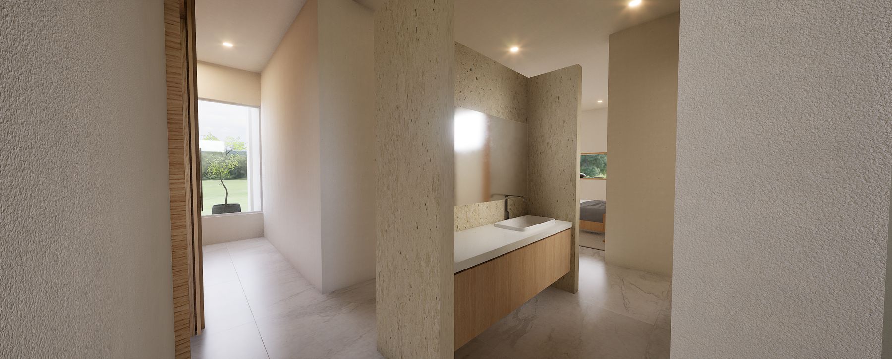 Baño y vestidor de recámara principal