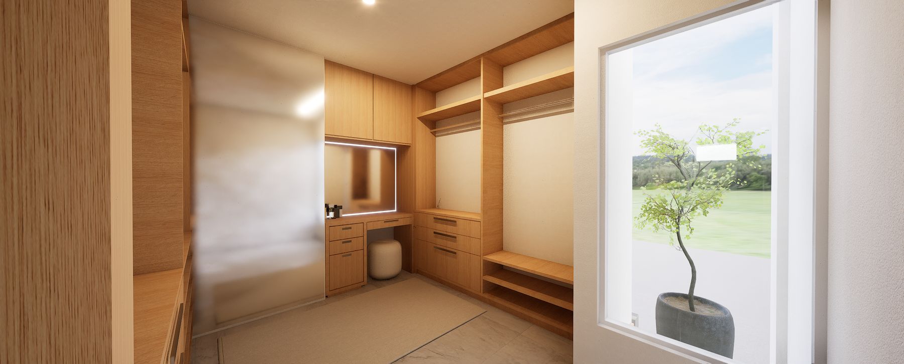 Walk-in closet